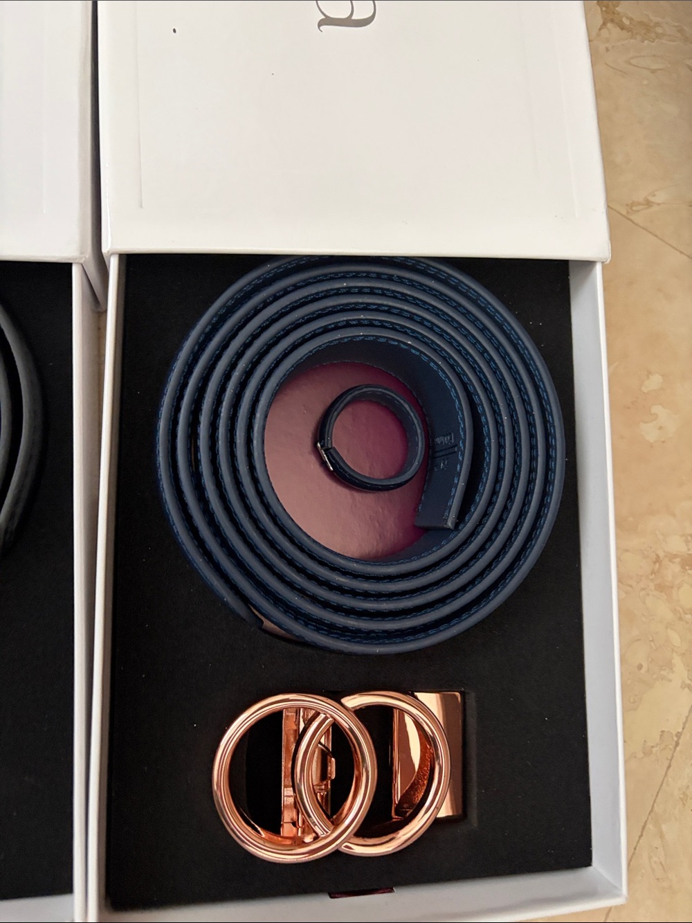 Bella Belts Trio/Dark Blue / Pink/ Black - Picture 8 of 8